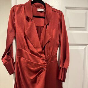 Dress Forum Los Angelos - Crimson long sleeve dress